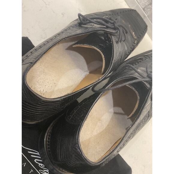 Mezlan “ Genuine Lizard “ Ferrari Black Size 9.5M ( With Dust Bags & Box ) - Picture 6 of 12